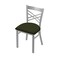 Holland Bar Stool Co 620 Catalina 18" Chair with Anodized Nickel Finish and Canter Pine Seat 62018AN010 - alternate 1